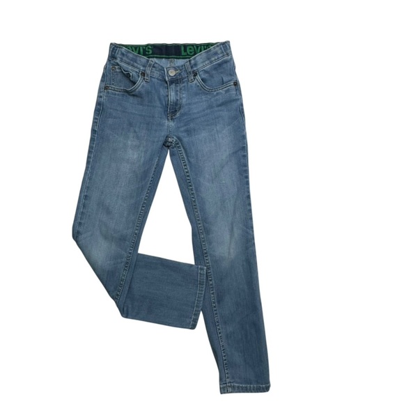 Levi's Boys 511 Slim Fit Denim Blue Jeans Size 10 - Picture 1 of 7